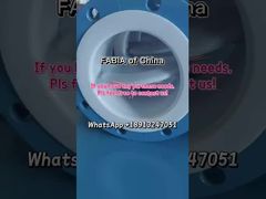 Ventilateur pneumatique à papillon revêtu de fluor Ventilateur à papillon actionneur FABIA