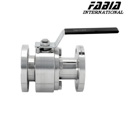 Fb Valve à bille sanitaire à haute température en acier inoxydable finition de surface lisse pour l'industrie alimentaire et des boissons