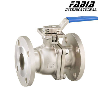 Valve à bille manuelle à haute pression à actionnement à deux pièces en acier inoxydable