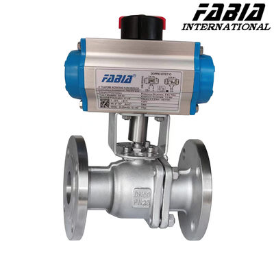 Valve à bille à double direction pneumatique à haute pression