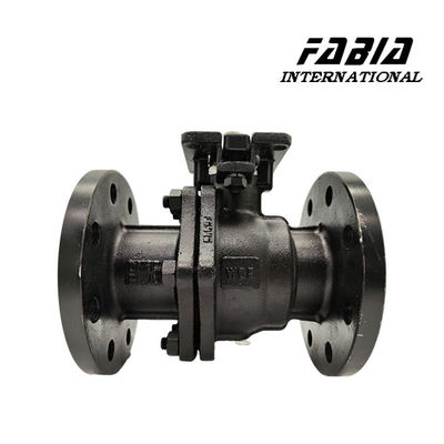 Valve à bille à haute température à étanchéité dure Valve à bille industrielle électrique à deux pièces pour le traitement de l'eau