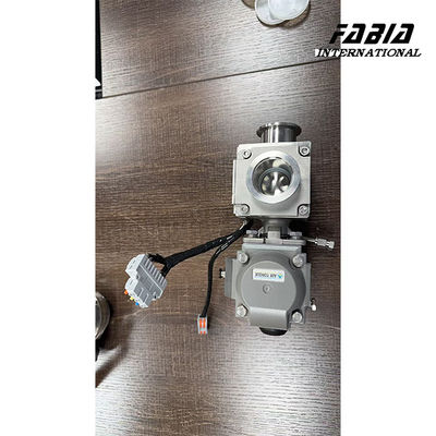 1/2 à 8 pouces KF40 SS316 Traçage thermique électrique carré pneumatique à trois voies soupape à bille de type L avec corps en acier inoxydable