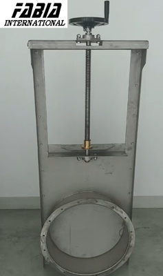 Vanne enfichable électrique pneumatique cercle carré acier inoxydable